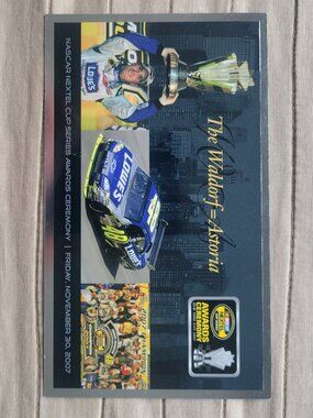2007 NASCAR NEXTEL CUP JIMMIE JOHNSON AWARDS CEREMONY COMMEMORATIVE SEAT TICKET